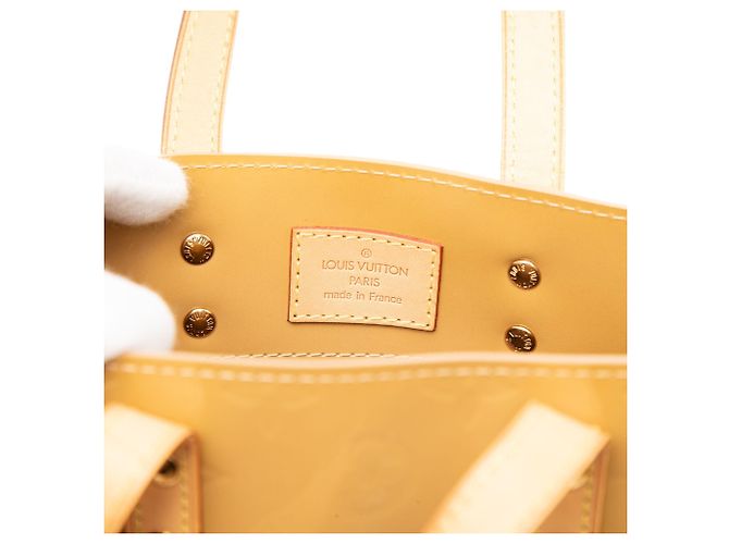 mala Louis Vuitton Monogram Vernis Reade PM Castanha Marrom - vista 5