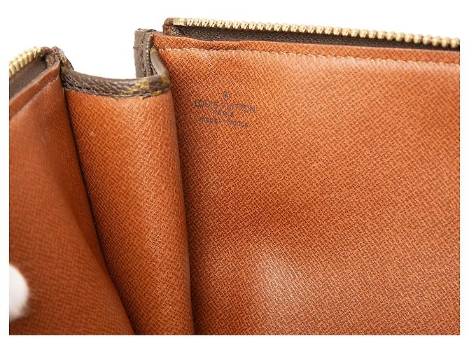 Sac business Portfolio Louis Vuitton Monogram Poche Documents Marron - vue 5