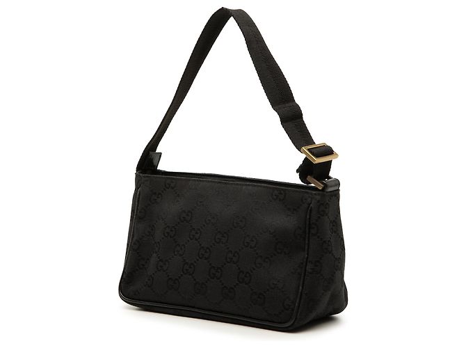 Borsa Gucci GG Canvas nera Nero - vista 2
