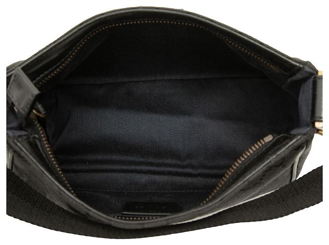 Borsa Gucci GG Canvas nera Nero - vista 4