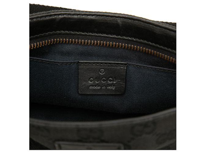 Borsa Gucci GG Canvas nera Nero - vista 5