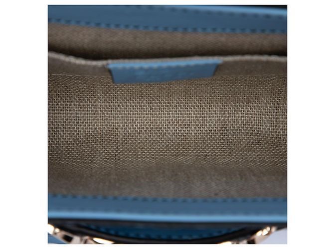 Borsa a tracolla Gucci Mini Microguccissima Emily Blu - vista 4
