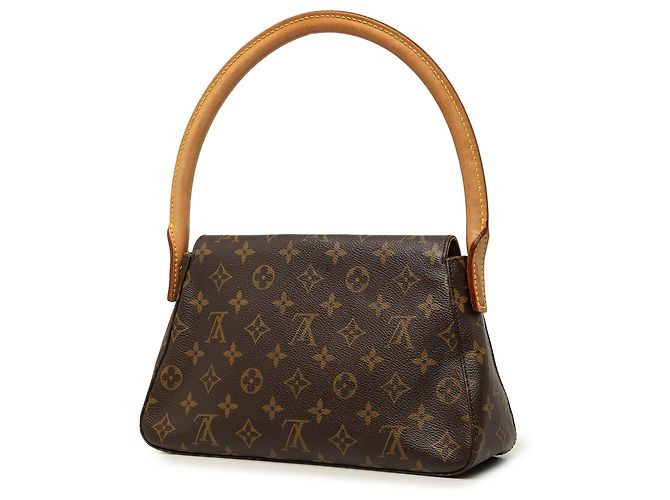 Borsa a tracolla Mini Looping Monogram Louis Vuitton Marrone - vista 2