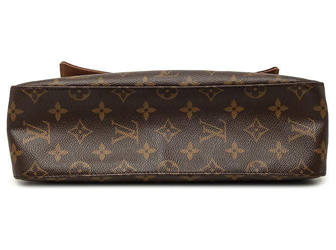 Borsa a tracolla Mini Looping Monogram Louis Vuitton Marrone - vista 3