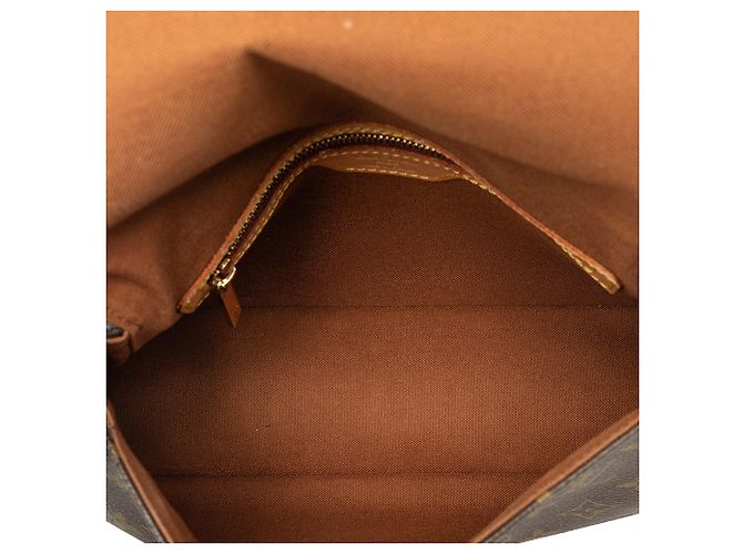 Borsa a tracolla Mini Looping Monogram Louis Vuitton Marrone - vista 4