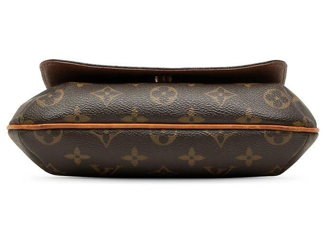 Borsa a tracolla Louis Vuitton Monogram Musette Salsa PM Marrone con tracolla lunga - vista 3
