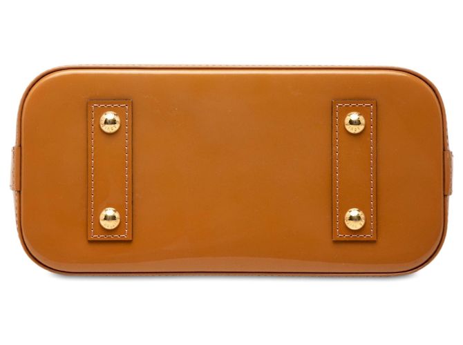 Louis Vuitton Monogram Vernis Alma BB Satchel Braun - Ansicht 3