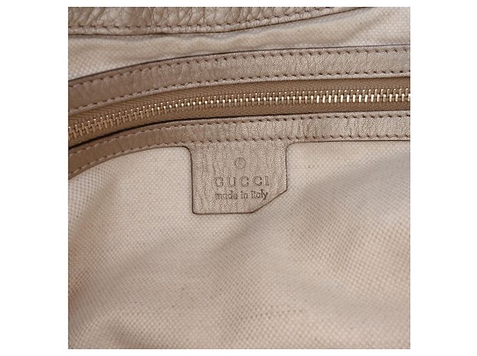 Borsa a patta Bella Gucci GG Canvas Beige - vista 5