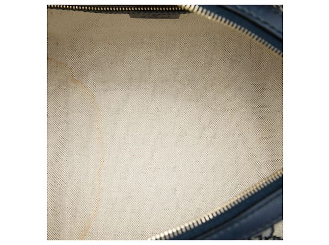 Borsa Boston Satchel Gucci Small GG Canvas Web Joy Beige - vista 4