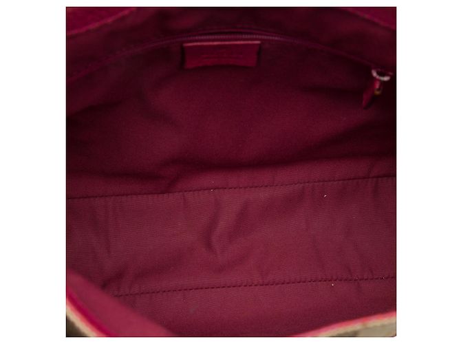 Bolsa de Ombro Gucci GG Canvas Eclipse vermelha Vermelho - vista 4