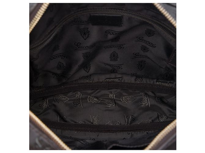 Borsa crossbody Gucci Guccissima nera Nero - vista 4