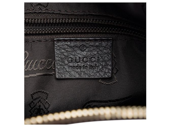 Borsa crossbody Gucci Guccissima nera Nero - vista 5