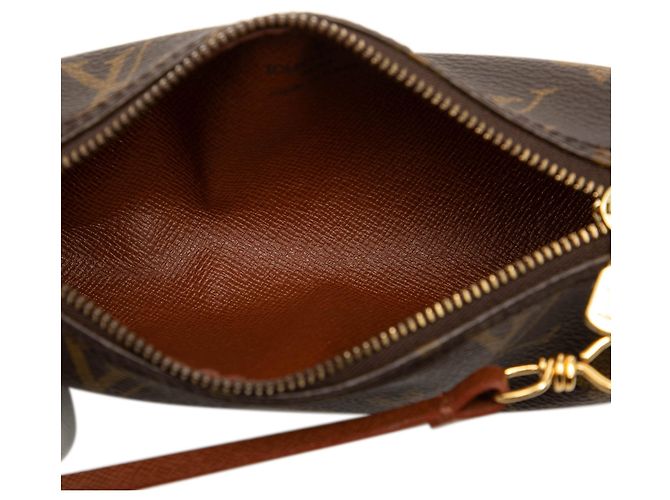 Louis Vuitton Monogram Papillon Pochette Handtasche Braun - Ansicht 4
