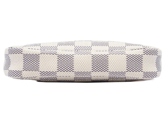 Bolsa Louis Vuitton Damier Azur Mini Pochette Accessoires Branca Branco - vista 3