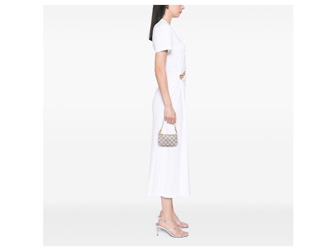 Bolsa Louis Vuitton Damier Azur Mini Pochette Accessoires Branca Branco - vista 5