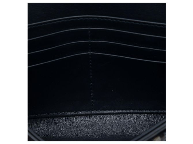 Autre Marque Borsa a tracolla Saddle Wallet On Chain in tela Dior Oblique blu - vista 4