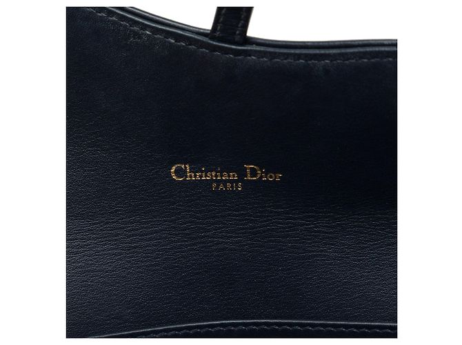 Autre Marque Borsa a tracolla Saddle Wallet On Chain in tela Dior Oblique blu - vista 5