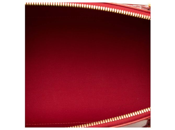 Borsa a tracolla Louis Vuitton Monogram Vernis Sherwood PM rossa Rosso - vista 4
