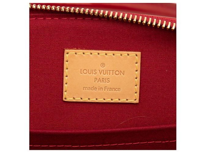 Borsa a tracolla Louis Vuitton Monogram Vernis Sherwood PM rossa Rosso - vista 5