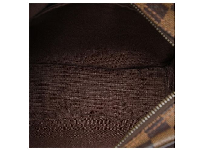 Borsa a tracolla Louis Vuitton Damier Ebene Olav PM Marrone - vista 4