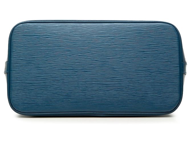 Borsa a mano Louis Vuitton Epi Alma PM Blu - vista 3