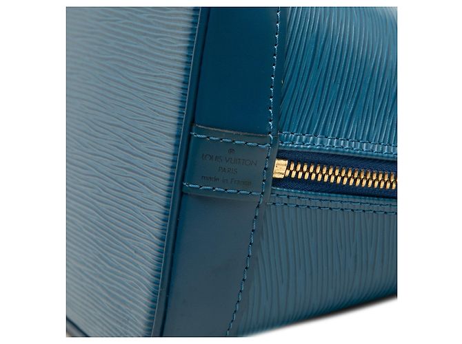 Borsa a mano Louis Vuitton Epi Alma PM Blu - vista 5