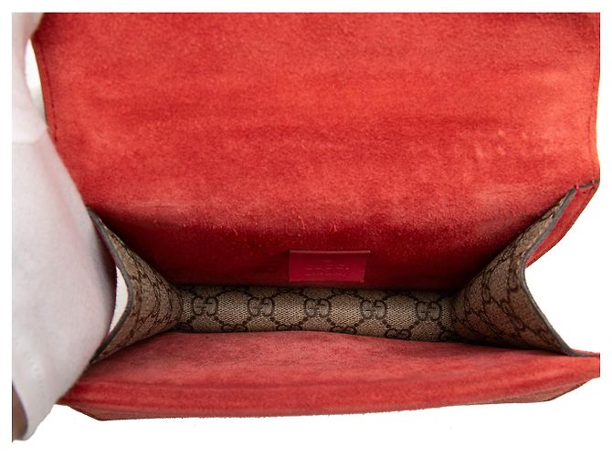 Borsa a tracolla Gucci Dionysus Small GG Supreme Beige - vista 4