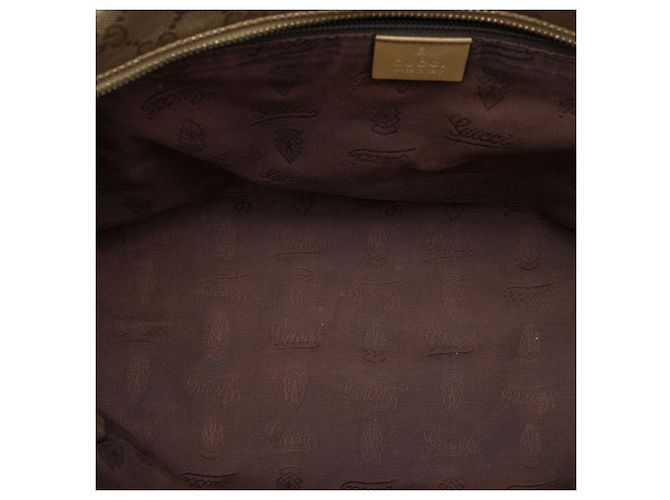 Tote Gucci Medium GG Stampata Oro D'oro - vista 4