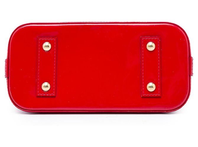 Louis Vuitton Monogram Vernis Alma BB Satchel Rot - Ansicht 3