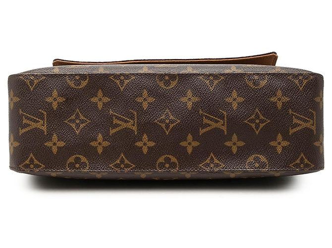 Bolso de hombro Mini Looping Louis Vuitton Monogram Marrón Castaño - vista 3
