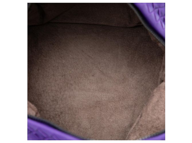 Borsa a tracolla Bottega Veneta Cube in Nappa Intrecciato viola Porpora - vista 4