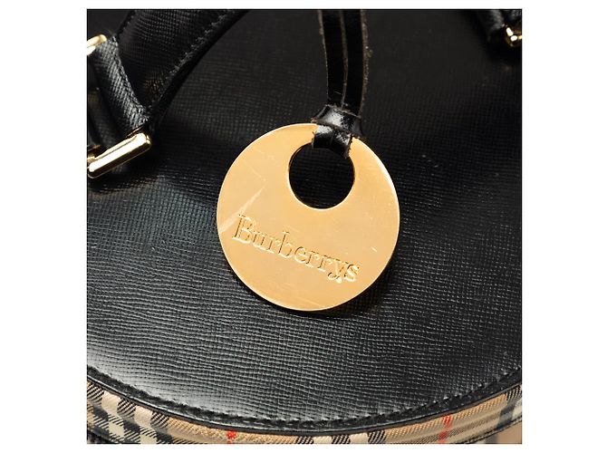 Necessaire Burberry Haymarket Check Canvas Beige - vista 5