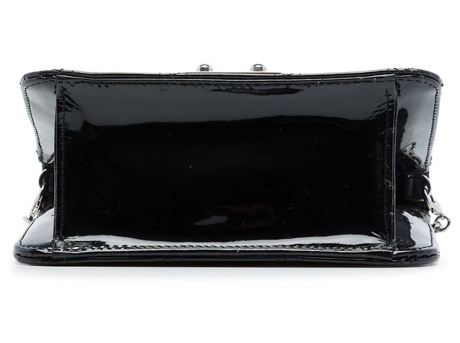 Autre Marque Borsa a tracolla Dior Mini Patent Cannage Miss Dior Pouch Nera Nero - vista 3