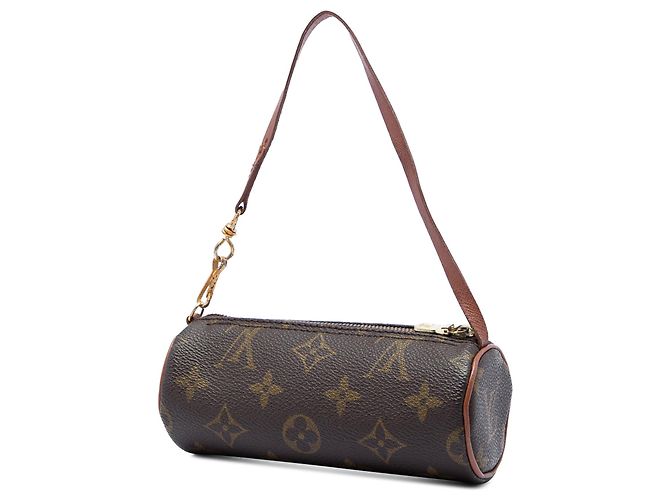 Bolso de mano Louis Vuitton Monogram Papillon Pochette Marrón Castaño - vista 2