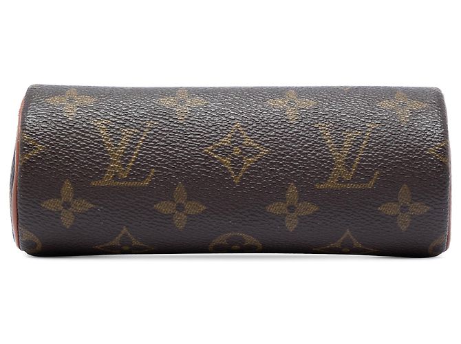 Bolso de mano Louis Vuitton Monogram Papillon Pochette Marrón Castaño - vista 3