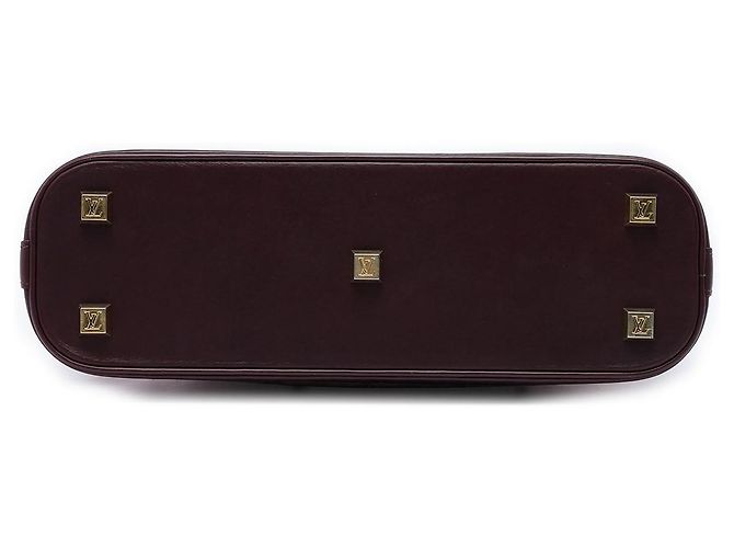 Louis Vuitton Monogram Mini Lin Alma Haut Handtasche Rot - Ansicht 3