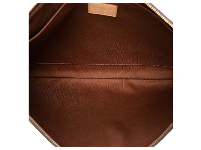 Borsa a Clutch Louis Vuitton Monogram Etui Voyage GM Marrone - vista 4