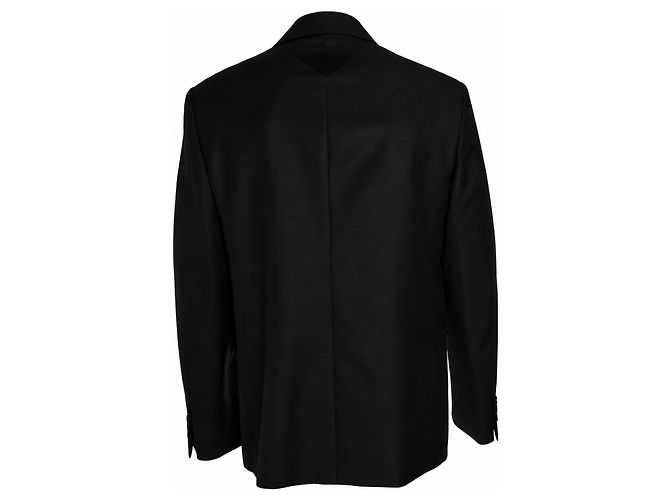 Prada, americana de lana y mohair negra Negro - vista 3