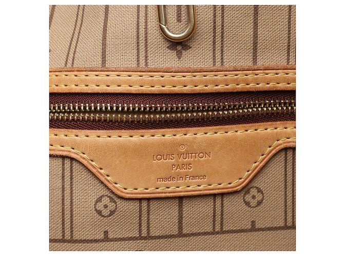 Sac cabas Louis Vuitton Monogram Neverfull GM Marron - vue 5