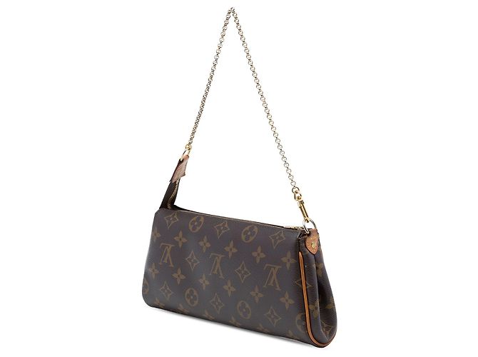 Borsa Satchel Eva Monogram Louis Vuitton Marrone - vista 2