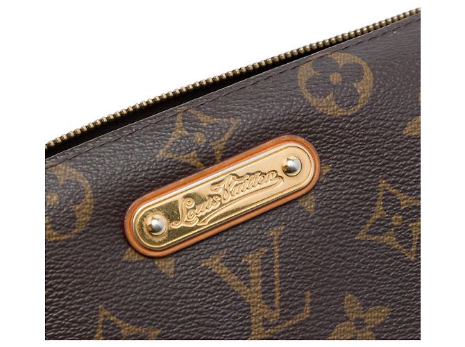Borsa Satchel Eva Monogram Louis Vuitton Marrone - vista 5