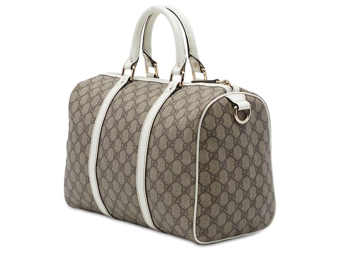 Borsa Boston Gucci Joy Medium GG Supreme Beige - vista 2