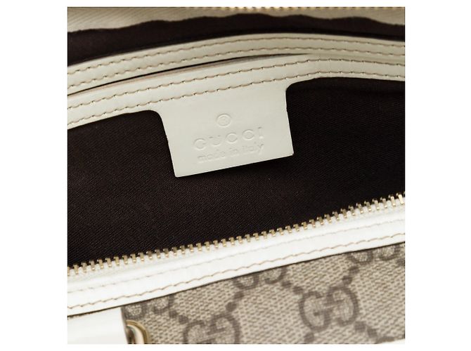 Borsa Boston Gucci Joy Medium GG Supreme Beige - vista 5