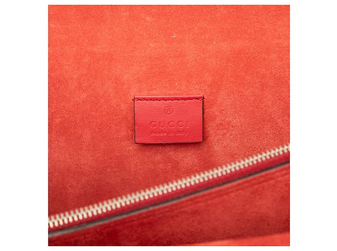 Borsa a tracolla Gucci Dionysus Medium GG Supreme Rossa Rosso - vista 5