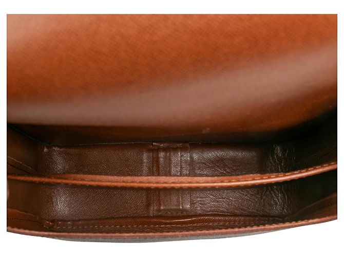 Borsa a tracolla Louis Vuitton Monogram Cartouchiere MM Marrone - vista 4