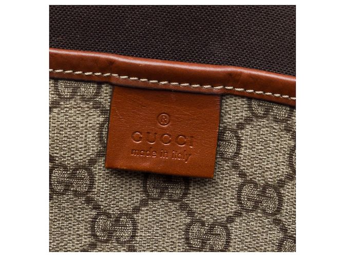 Tote Gucci GG Supreme Web Bege - vista 5