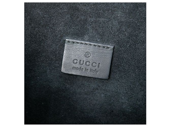 Borsa a tracolla Gucci Dionysus Medium GG Supreme Crystal Nera Nero - vista 5
