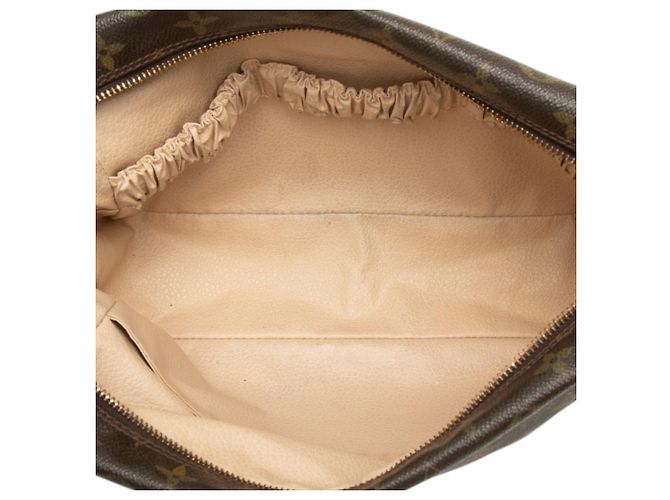 Borsa a pochette Louis Vuitton Monogram Trousse Toilette 28 Marrone - vista 4