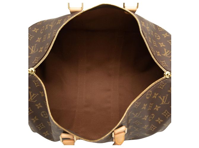 Borsa da viaggio Louis Vuitton Monogram Keepall 45 Marrone - vista 4