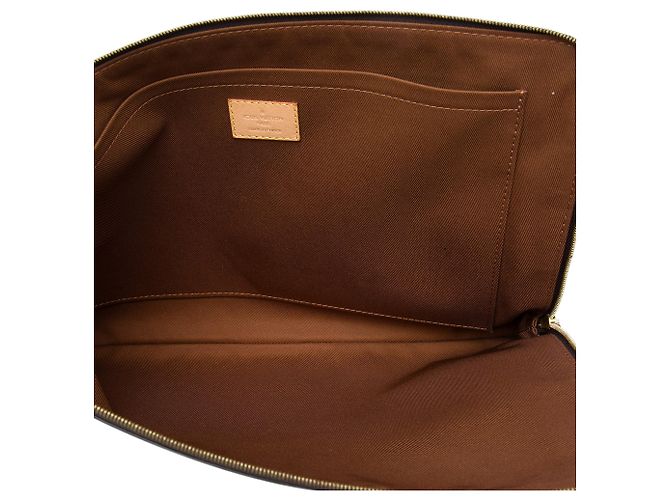 Borsa a pochette Louis Vuitton Monogram Etui Voyage GM Marrone - vista 4